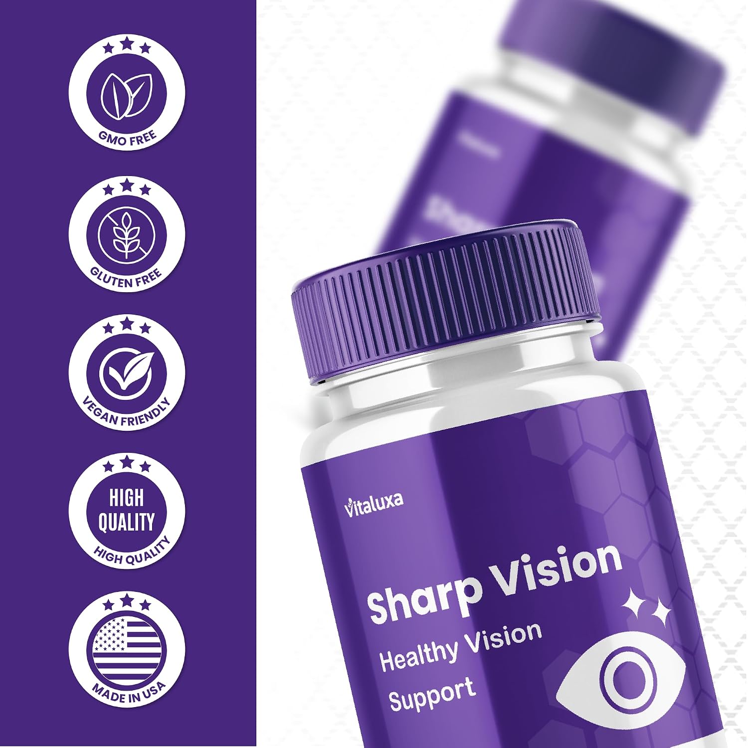 SharpVision 4 Bottles Display